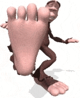 Gif animé Bigfoot pied
